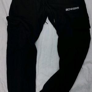 Bonkers Corner Black Cargo Jogger Pants