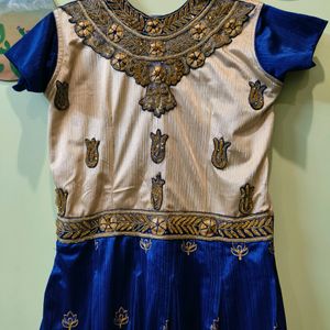 Festive Wear Anarkali Dress With Dhuppata