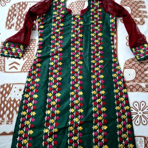 Navratri special Beautiful Green Salwar Suit