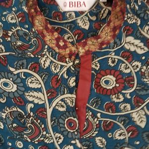 Biba Kalamkari Kurta For Girls