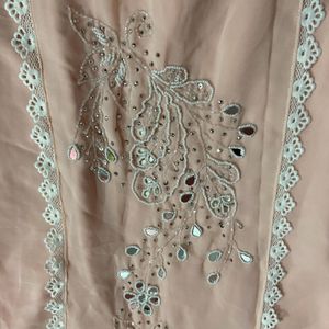 Embroidered Kaftan Set