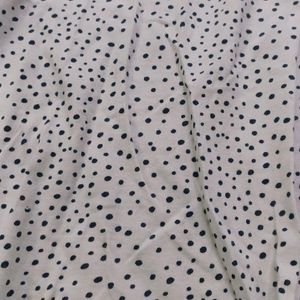 White Polka Dots Top