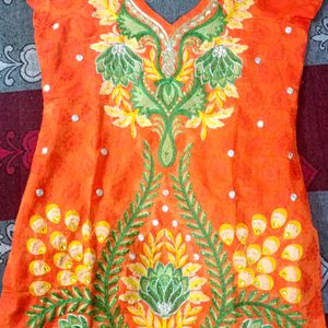 Salwar Kurti Dupatta Set With Astar Stichting