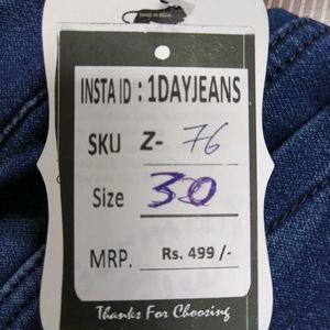 Z-76 Size-30 (Sale) Latest Ladies high waist Jeans