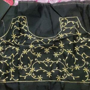 Lehnga In Black Colour