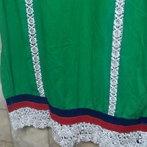 Lace Cotton Beautiful Ladies Kurti