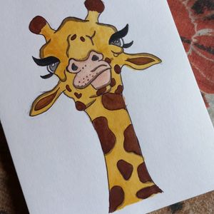 Sassy Giraffe Paint