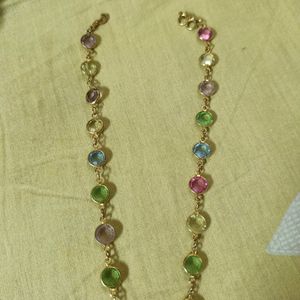 Colourful  Necklace And Earrings