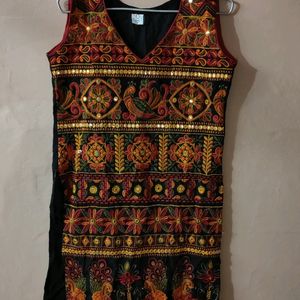 Black Kurti Top