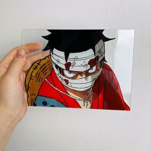 Luffy Glass Painting