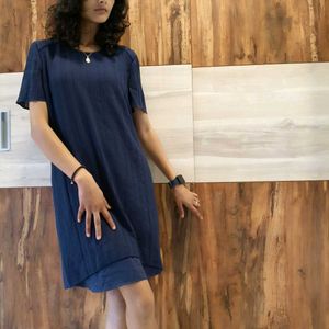 Branded Formal Blue Dress For Office & College