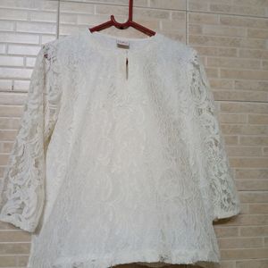 White Tunic Top Is Very Beautiful To