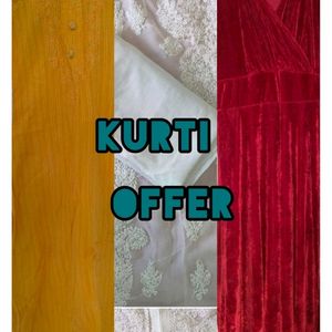 Kurti White And Yellow, Red Dress