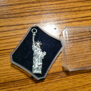 Statue Of Liberty Pendent Made With Silver