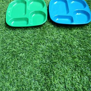 Set Of Two Plastic Plates