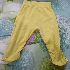 Girls Yellow Legging