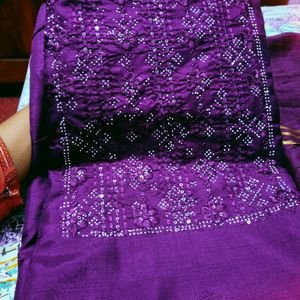 👗💜 Material With Top,Bottom And Dupatta