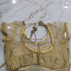 Golden Blouse For Occasions