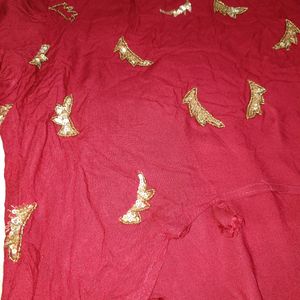 This Kurti In Maroon Beutiful Colour,