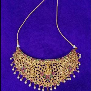 Diwali Offer..Copper Base Gold Plated Necklace W