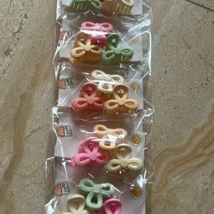 Small Hairclips Set Of 3