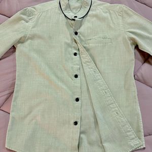 Mandarian Collar Shirt For Boys