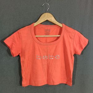 Orange Color T-Shirt ( Women's)