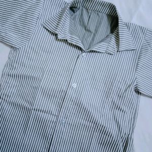 White Striped Shirt