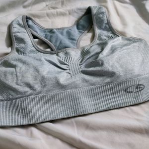 Grey Sports Bra