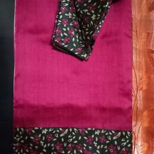 ❤️Beautiful Magenta Art Silk Saree❤️