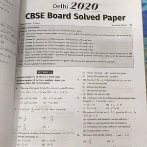 11 Years Cbse Class 12 Maths Solved Papers