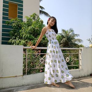 Cute Korean Aesthetic Floral Dress