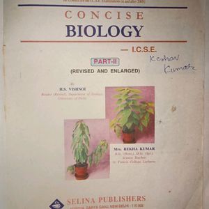 Selina Concise Biology for Class 10 ICSE