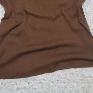 Brown Bodycon Top