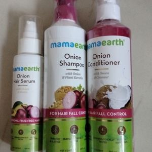 Onion Shampoo Conditioner And Hair Serum