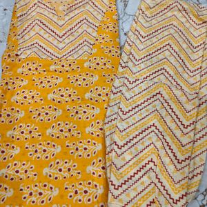 Cotton Kurti Pant Set Combo Offer