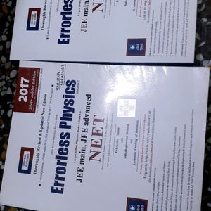 Errorless Physics Books 1,2 For NEET/JEE