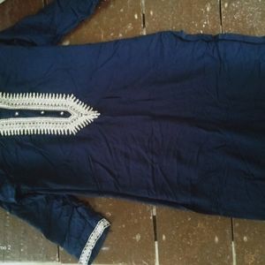 Beautyful Neavy Blue Colour Kurti