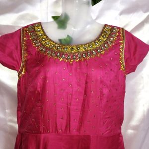 Pink Ethnic Gown