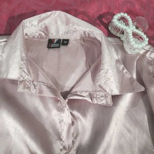 Casual Satin Shirt For Women