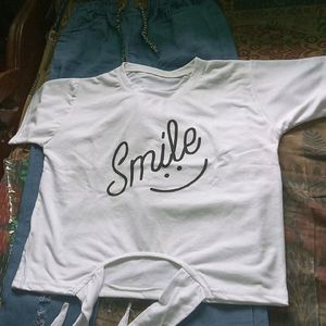 Smile T Shirt With Jeans