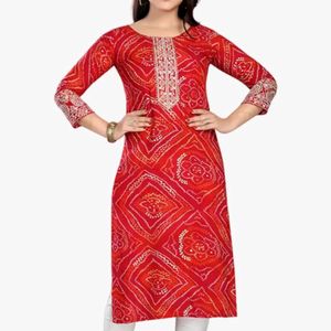 Bandhani Print Kurta Sale