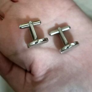 Raymond Park Avenue Cuff Links Silver Colour