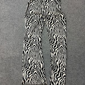 Y2k Baggy Zebra Patterned