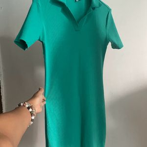 Sea Green Tshirt Dress