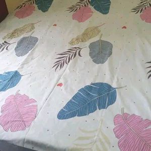 Cotton Printed Single Bedsheet with Pillow Cover