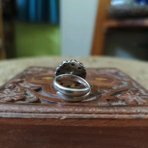 92.5 Pure Silver Ring With Original Pearl