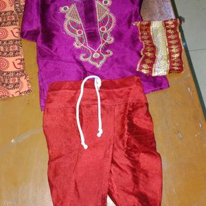 Combo Of 3 Kurta Set For Kids