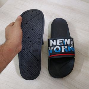 Trendy New York Printed Slide Size -7