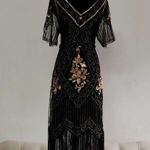 Heavy Sequin Gatsby Dress